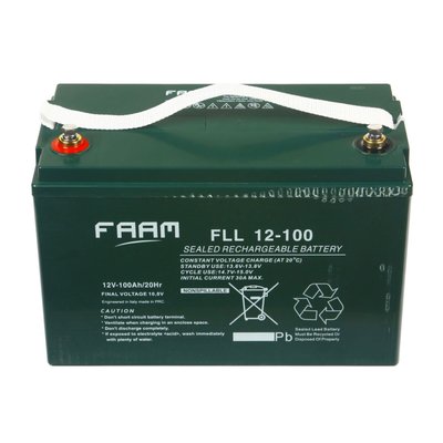 Акумуляторна батарея FAAM серії fll 12-100 (батарея гелева) 2769 фото